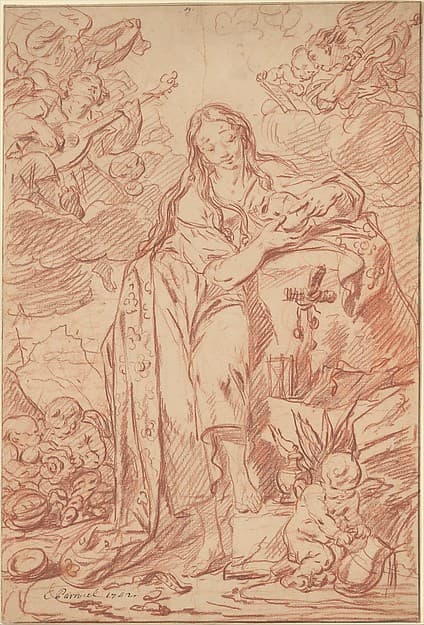The Penitent St. Mary Magdalen, by Charles Parrocel