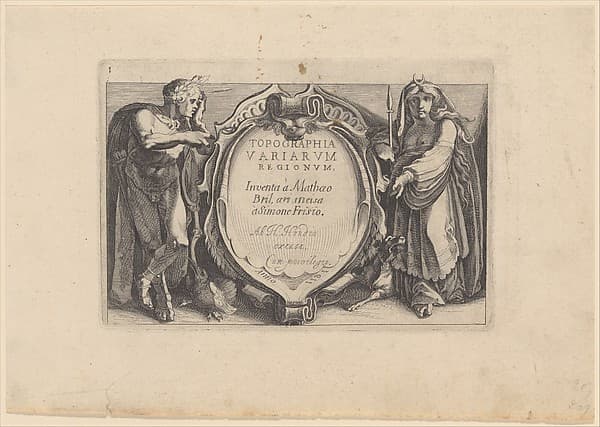 Title to Topographia Variarum Regionum, by Simon Wynhoutsz Frisius