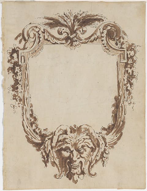 Design for a frame, by Jean Charles Delafosse