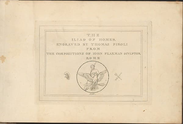 The Iliad and Odyssey of Homer, Engraved From the Compositions of John Flaxman, Sculptor, Rome, by John Flaxman