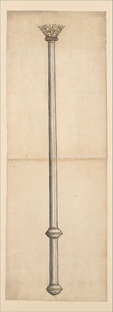 Design for a Scepter, by Anonymous, German, 16th century