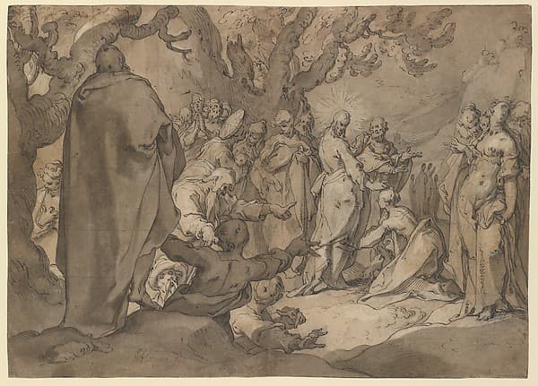Christ and the Canaanite Women, by Abraham Bloemaert