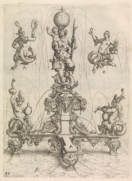 Architectura von Ausstheilung / Symmetria und Proportion der Fünff Seulen, by Wendel Dietterlin, the Elder