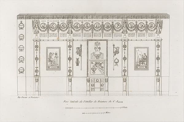 Recueil de Decorations Intérieures, by Pierre François Léonard Fontaine