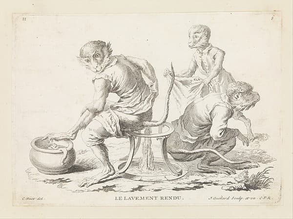 Singeries, ou Differentes Actions De La Vie Humaine, by J. B. Guélard