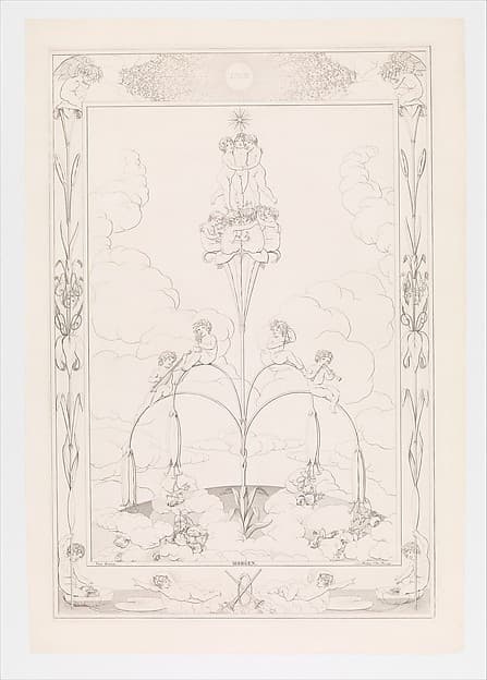 Morning, from the series The Times of the Day, by Philipp Otto Runge