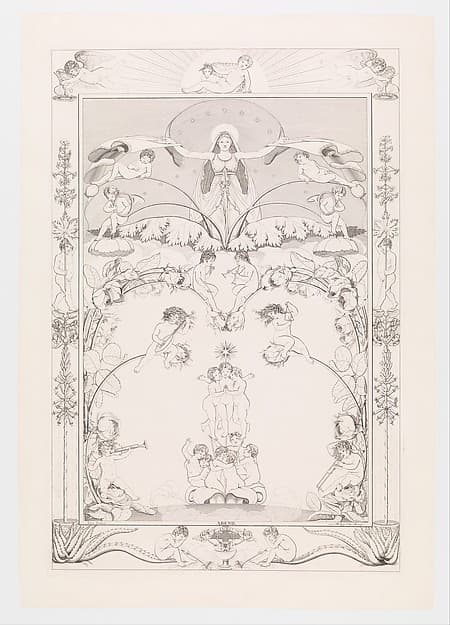 Evening, from the series The Times of the Day, by Philipp Otto Runge