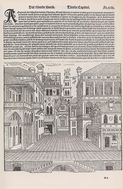 Serlio's five books on architecture, by Sebastiano Serlio