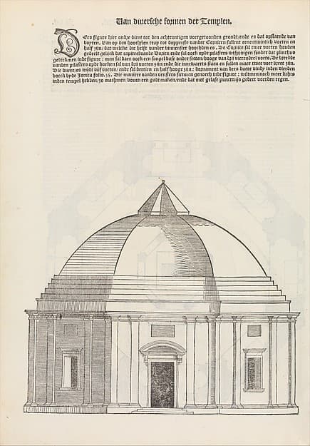 Den eersten (-vijfsten) boeck van architecturen, by Sebastiano Serlio