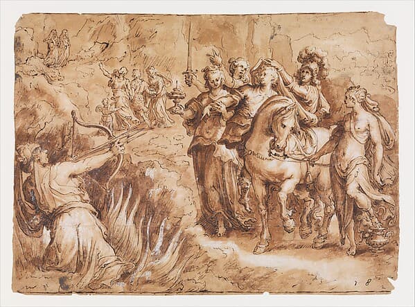 Allegory of the Course of Human Life (Choosing Virtue), by Jan van der Straet, called Stradanus