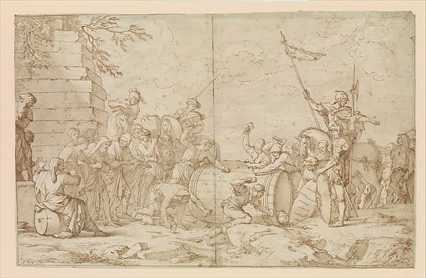 Death of Regulus, by Salvator Rosa