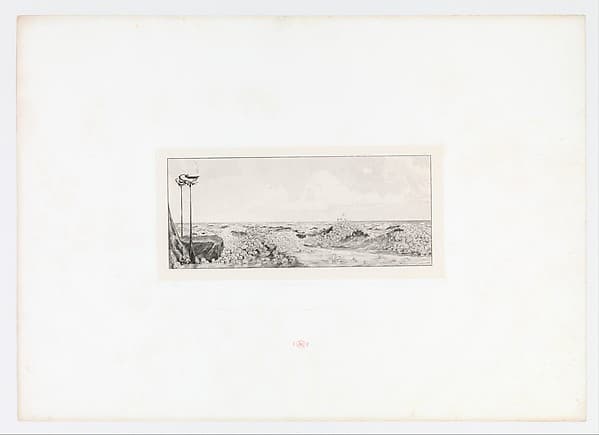 Huldigung (Homage) from Ein Handschuh (A Glove). Cyclus von zehn Compositionen radirt. Rad. Opus VI, Plate VI. First edition, by Max Klinger