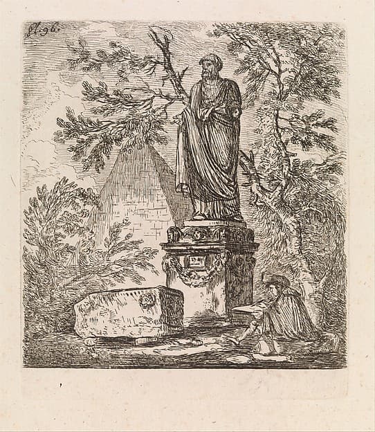 Recueil de divers Monumens Anciens répandus en plusieurs endroits de L'Italie, by Jean Barbault