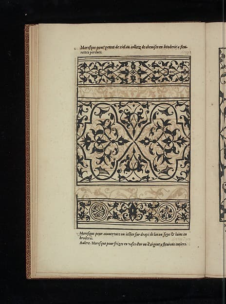 Livre de Moresques, page 2 (verso), by Francesco di Pellegrino