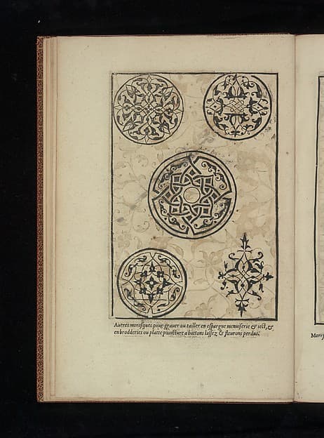 Livre de Moresques, page 3 (recto), by Francesco di Pellegrino