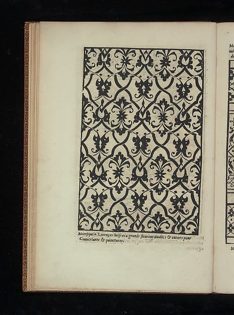 Livre de Moresques, page 5 (verso), by Francesco di Pellegrino