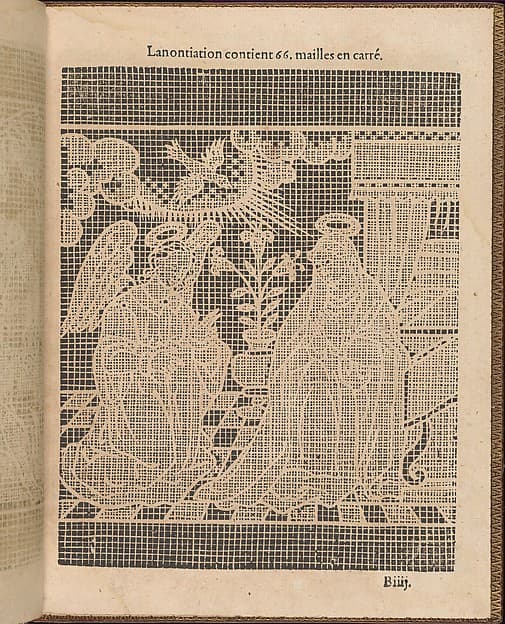 La Pratique de l'Aiguille, page 8 (recto), by Matthias Mignerak