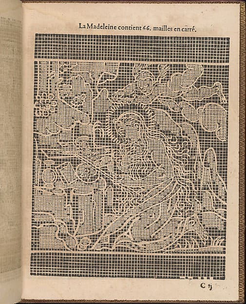 La Pratique de l'Aiguille, page 10 (recto), by Matthias Mignerak
