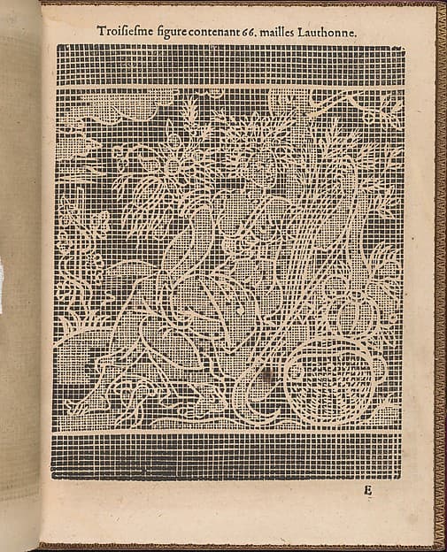 La Pratique de l'Aiguille, page 16 (recto), by Matthias Mignerak