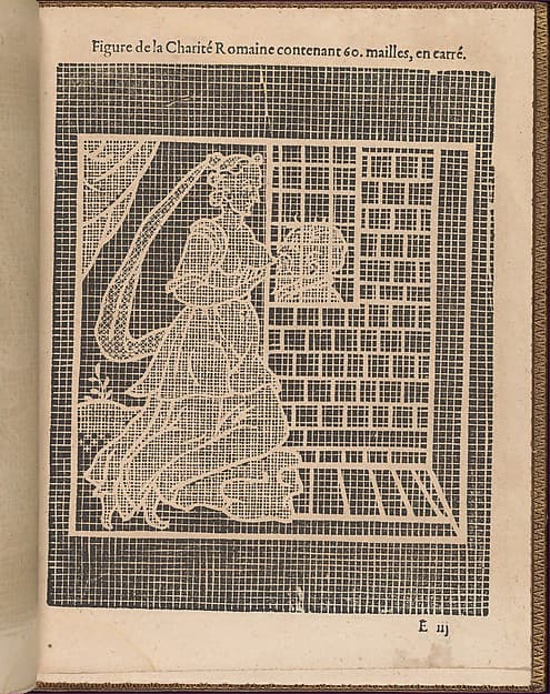 La Pratique de l'Aiguille, page 18 (recto), by Matthias Mignerak