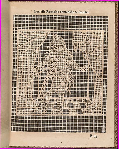 La Pratique de l'Aiguille, page 19 (recto), by Matthias Mignerak