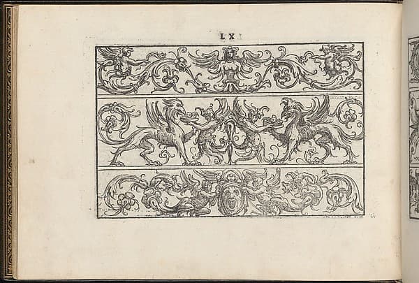 La Vera Perfettione del Disegno di varie sorti di recami, page 30 (verso), by Giovanni Ostaus