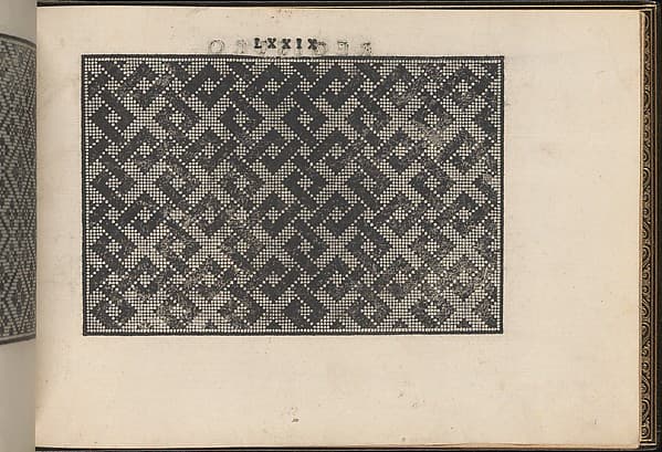 La Vera Perfettione del Disegno di varie sorti di recami, page 40 (recto), by Giovanni Ostaus