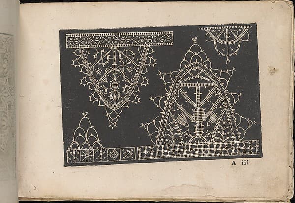 Fiori di Ricami Nuovamente Posti in Luce, page 3 (recto), by Matteo Florimi