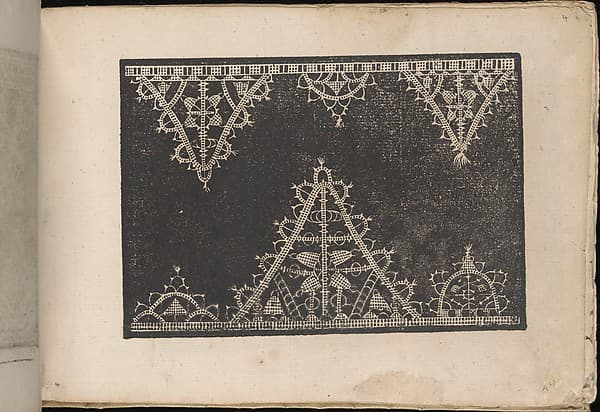 Fiori di Ricami Nuovamente Posti in Luce, page 4 (recto), by Matteo Florimi