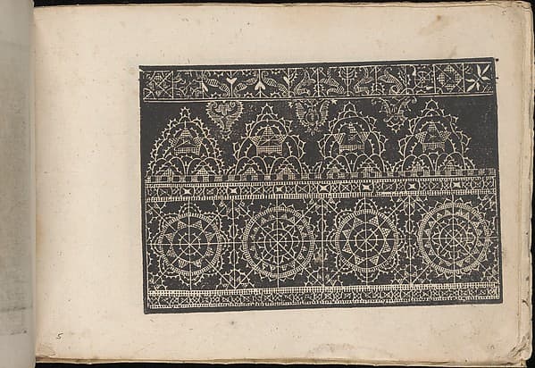 Fiori di Ricami Nuovamente Posti in Luce, page 5 (recto), by Matteo Florimi