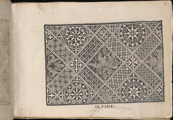 Fiori di Ricami Nuovamente Posti in Luce, page 18 (recto), by Matteo Florimi