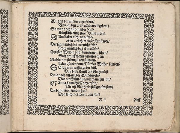 Schön Neues Modelbuch (Page 3 recto), by Johann Sibmacher