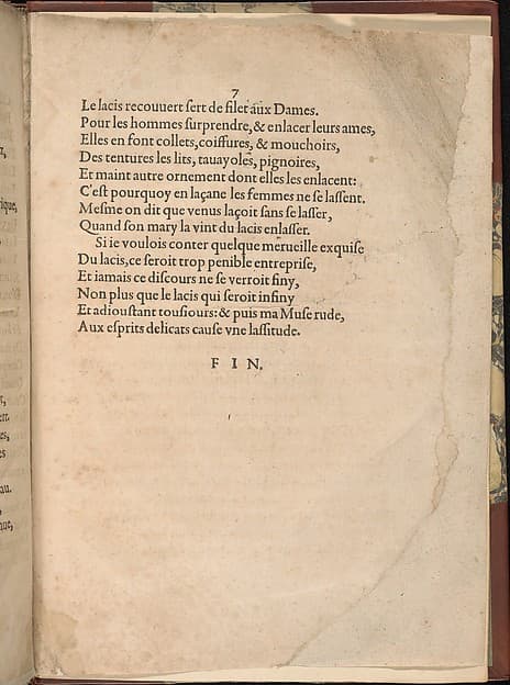 Les Secondes Oeuvres, et Subtiles Inventions De Lingerie du Seigneur Federic de Vinciolo Venitien, page 68 (recto), by Federico de Vinciolo