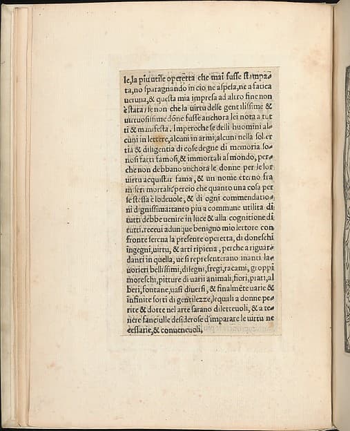 Esemplario di lavori, page 2 (verso), by Nicolò Zoppino