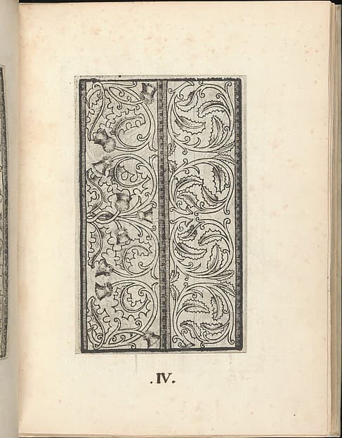 Esemplario di lavori, page 4 (recto), by Nicolò Zoppino
