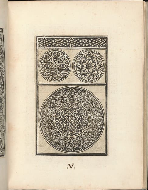 Esemplario di lavori, page 5 (recto), by Nicolò Zoppino