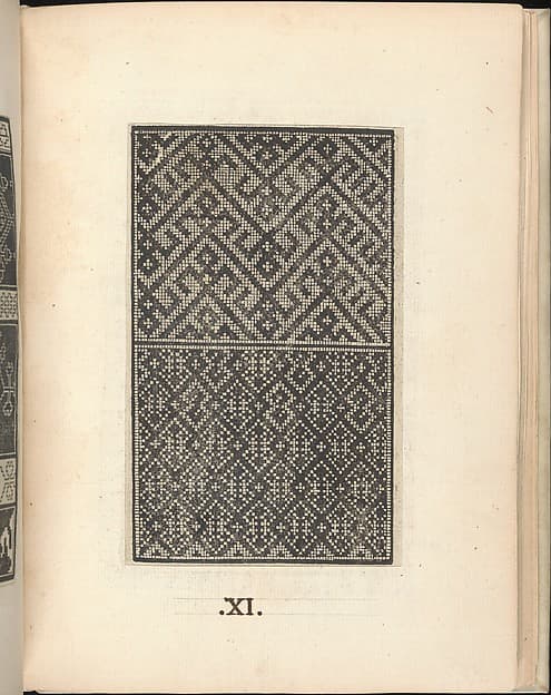 Esemplario di lavori, page 11 (recto), by Nicolò Zoppino