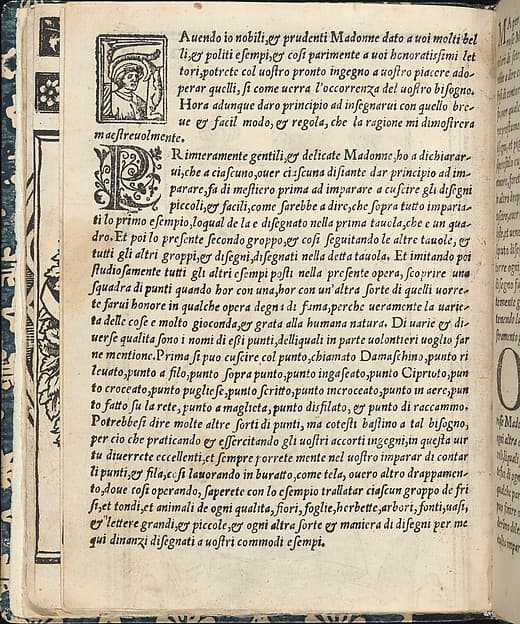 Essempio di recammi, page 25 (verso), by Giovanni Antonio Tagliente