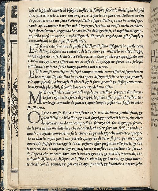 Essempio di recammi, page 27 (verso), by Giovanni Antonio Tagliente