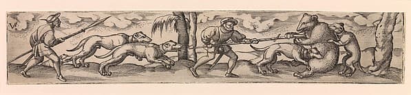 Copy of Bear Hunt, by Anonymous, 16th century