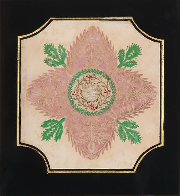 Cut-paper Card with The Lord's Prayer, by Martha Anne Honeywell