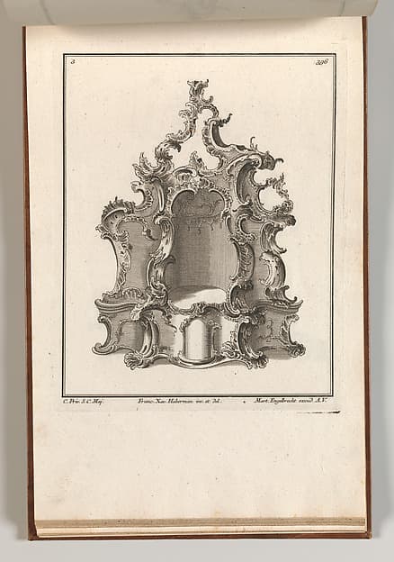 Design for a Tabernacle, plate 3 from "Tabernacle", by Franz Xavier Habermann