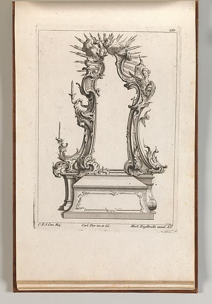 Design for an Altar, plate 4 from an Untitled Series of Designs for Altars, by Jacob Gottlieb Thelot