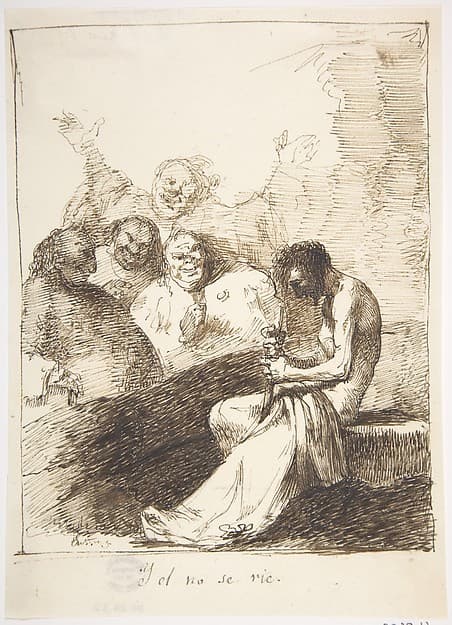 He Will Not Laugh (Y el no se rie), by Leonardo Alenza y Nieto