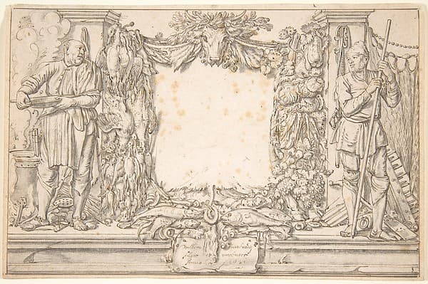 Study for a Frontispiece, by Willem Pietersz Buytewech