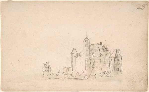 A Castle (on the Rhine?), by Jan van Goyen