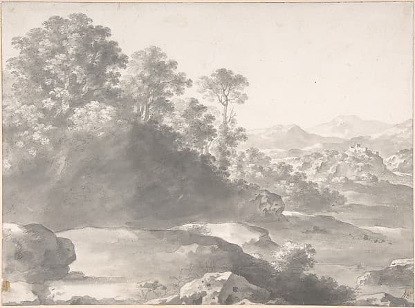 Landscape, by Cornelis van Poelenburch