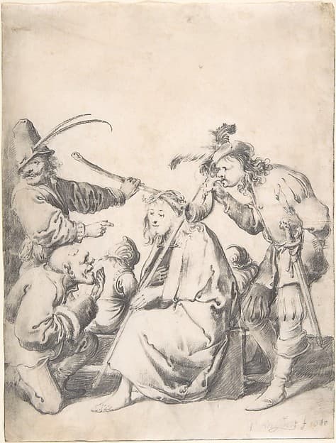 The Mocking of Christ, by Pieter Jansz. Quast