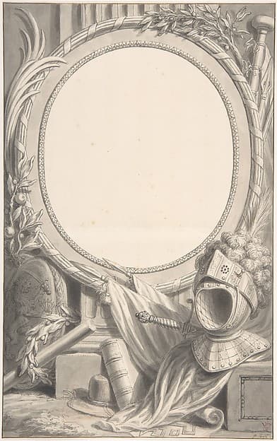 Design for an Ornamental Frame, by Pieter Tanjé