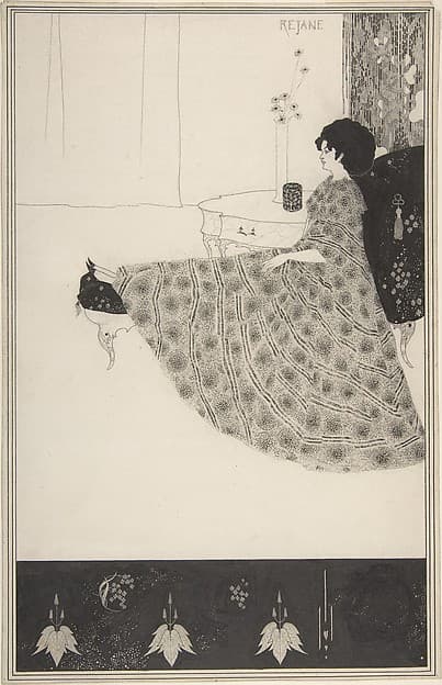 Madame Réjane, by Aubrey Vincent Beardsley